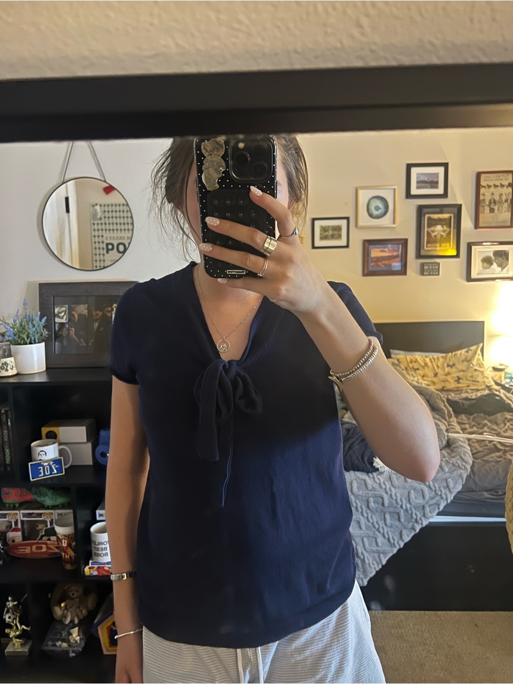 Navy top